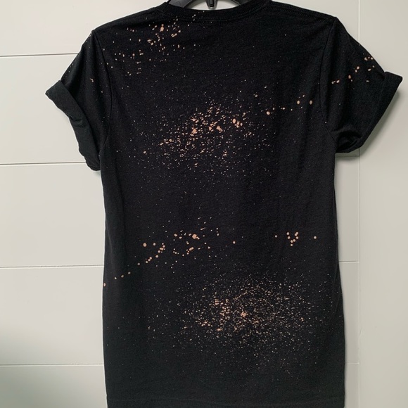 Leopard print graphic distressed tee t-shirt top - Picture 3 of 6